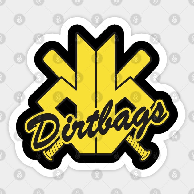 Dirtbags Team Logo Sticker by DavesTees